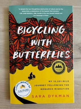 🟢 {3/$15} “Bicycling With Butterflies” 🦋🚴🏻‍♀️ By Sara Dykman, Paperback